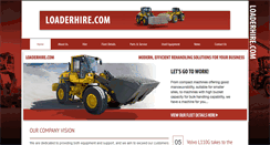 Desktop Screenshot of loaderhire.com